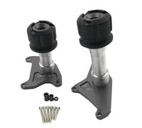 Protector De Motor Y Chasis Para Motocicleta Para Grom MSX125 2013-2014 2015 2016 2017 2018 2019 Control deslizante del marco de la motocicleta(Gris oscuro)