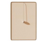 Protector de muebles de sisal: función de juguete de pelota, dispositivo manual externo de 24 pulgadas, componente de juego activo interior resistente a la intemperie, cierre textil beige duradero | H