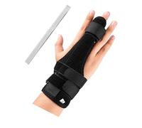 Protector de muñeca deportivo de cuatro dedos con altamente elástico para gimnasio, correr, baloncesto, protección para pulgar y cuatro dedos