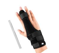 Protector de muñeca ergonómico para pulgar con cuatro dedos, alivio de férula de ventilación para adultos activos, absorbe el sudor