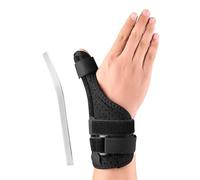 Protector de muñeca ergonómico para pulgar con cuatro dedos, alivio de férula de ventilación para adultos activos, absorbe el sudor