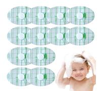 Protector de oídos de baño de algodón - Fundas de protección para los oídos | 100 tapones para los oídos de natación para niños | Pegatinas impermeables para los oídos | Protectores de oídos para baby