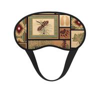 Protector de ojos con estampado de animales salvajes para adultos y niños, para viajes, uso diario, siesta, insomnio, camping