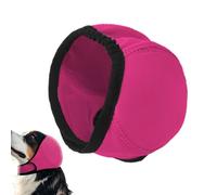 Protector de oreja para perro - Tapa antiruit calmante para cachorros, orejeras antisacudidas para el baño, para cachorros pequeños, medianos y grandes - Bañar, secado, natación
