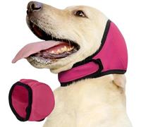 Protector de orejas para perro, protector de orejas, elástico e impermeable, capucha tranquilizadora para perro, para invierno, viajes al aire libre, visita veterinaria, ducha