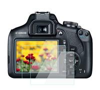 Protector de pantalla 2000D compatible con cámara Canon EOS 2000D 1500D 1300D, vidrio templado 9H, antiarañazos, antiburbujas, antipolvo, paquete de 3