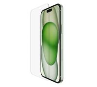 Protector de pantalla Belkin iPhone 15 Plus cristal templado 9H antimicrobiano