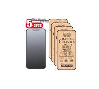 Protector de pantalla cerámico mate para iPhone 11-17 Air 16e, 3 unidades