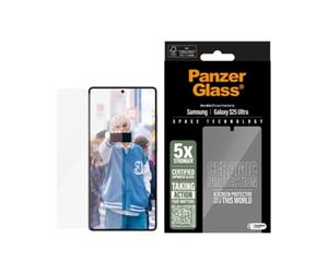 Protector de pantalla cerámico PANZERGLASS para Samsung Galaxy S25 Ultra (ajuste ultra ancho)