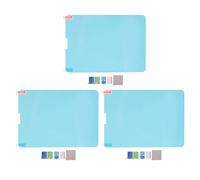 Protector de pantalla con dureza 9H para iPad Air de 11", acabado mate antirreflejos de PET con filtro de luz azul y kit de montaje antipolvo.