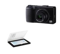 Protector de pantalla con dureza JJC 9H compatible con Ricoh GRIV, GR4, GR IV HDF, monocromo, cristal templado para LCD de 0,3 mm, resistente a arañazos, polvo y huellas dactilares (fácil instalación)