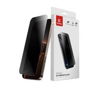 Crong Privacy 3D Armor Glass - Vidrio templado de privacidad para iPhone 17 Pro Max / iPhone 16 Pro Max