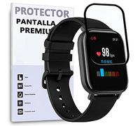 Protector de Pantalla Curvo para XIAOMI AMAZFIT GTS - XIAOMI AMAZFIT GTS 2, Negro, Reloj SmartWatch, 3D / 4D / 5D