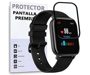 Protector de Pantalla Curvo para XIAOMI AMAZFIT GTS - XIAOMI AMAZFIT GTS 2, Negro, Reloj SmartWatch, 3D / 4D / 5D