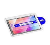 Protector de pantalla de consola, película protectora transparente | Cubierta de alineación automática antihuellas cero burbujas para consola de juegos de mano, coleccionista de viaje