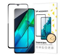 Protector de pantalla de cristal templado 9H para toda la pantalla del Infinix Note 12 G96 con marco. Compatible con fundas. Color negro.