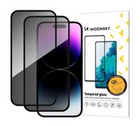 Protector de pantalla de cristal templado con privacidad para iPhone 17 Pro Max - 2 unidades.