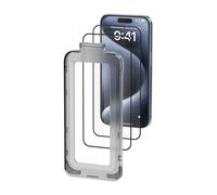 Protector de Pantalla de Cristal Templado Vention KUKTCC-20 para iPhone 15 Plus + Herramienta de Instalación Antipolvo