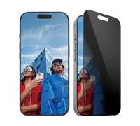 Protector de pantalla de privacidad Panzerglass para iPhone 16 Pro 2024 de 6,3 pulgadas - Ajuste ultra ancho