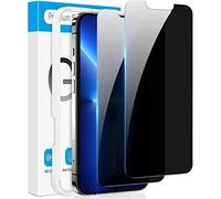Protector de pantalla de privacidad para iPhone 13 Pro Max, Fotbor 2 unidades de pantalla de privacidad iPhone 13 Pro Max, película de vidrio templado antiespía con kit de fácil instalación, a prueba