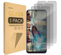 Protector de pantalla de privacidad para Samsung Galaxy A20 / Samsung Galaxy A50 [Vidrio templado] [Anti Spy] Protector de pantalla con reemplazo de por vida