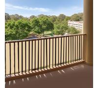 Protector de pantalla de privacidad, red cortavientos para jardín y patio, tela impermeable impermeable para cubiertas y piscinas, protección antimiradas