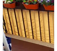 Protector de pantalla de privacidad, red cortavientos para jardín y patio, tela impermeable impermeable para cubiertas y piscinas, protección antimiradas