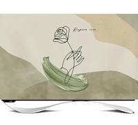 Protector de pantalla de TV, protección solar y polvo para pantallas de interior de 24 a 65 pulgadas, monitores curvos o de escritorio, decoración ideal para sala de estar