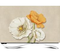 Protector de pantalla de TV, protección solar y polvo para pantallas de interior de 24 a 65 pulgadas, monitores curvos o de escritorio, decoración ideal para sala de estar