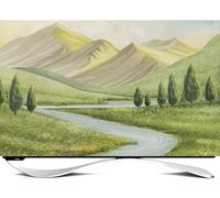 Protector de pantalla de TV, protección solar y polvo para pantallas de interior de 24 a 65 pulgadas, monitores curvos o de escritorio, decoración ideal para sala de estar