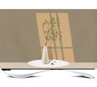 Protector de pantalla de TV, protección solar y polvo para pantallas de interior de 24 a 65 pulgadas, monitores curvos o de escritorio, decoración ideal para sala de estar