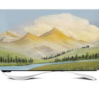 Protector de pantalla de TV, protección solar y polvo para pantallas de interior de 24 a 65 pulgadas, monitores curvos o de escritorio, decoración ideal para sala de estar