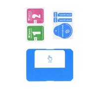 Protector de pantalla de vidrio templado antihuellas dactilares de alta transparencia, protector de pantalla antiarañazos para cámara 360, cobertura completa