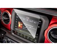 Protector de pantalla de vidrio templado compatible con wrangler 2019-2021, antiexplosión y arañazos, HD transparente, SSSKY Premium Navigation Accessories