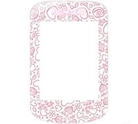Protector de pantalla de vidrio templado para Bsc200s Bsc300t Bike Computer HD Clear 9H Dureza 2.5D borde redondeado película a prueba de explosiones Sakura color rosa (Sakura rosa)