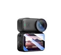 Protector de pantalla de vidrio templado para DJI OSMO NANO con película protectora de lente PE Pantalla HD Película con dureza 9H resistentes a las huellas dactilares y a los arañazos (Un juego)