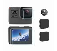Protector de pantalla de vidrio templado para GoPro, escudo repelente al agua que garantiza una visibilidad y protección óptimas.