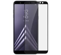 Protector de pantalla Galaxy A6 Plus Cristal templado Dureza 9H - Borde Negro