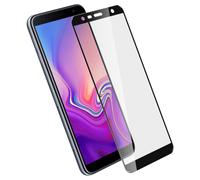 Protector de pantalla Galaxy J6 Plus Cristal templado Dureza 9H - Borde Negro