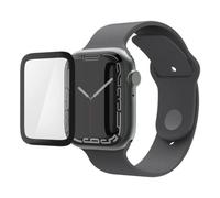Protector de pantalla Hama Super Hybrid negro transparente para Apple Watch 11, resistente a golpes