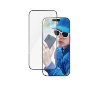 Protector de pantalla iPhone 16 Pro PanzerGlass Ultra-Ancho resistente a rayones anti-huellas