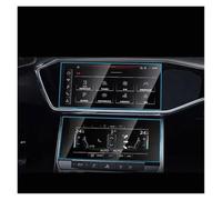 Protector de Pantalla Nano Touchscreen para A7 C8 2019 2020 2021 2022 Película de navegación GPS para Coche Pantalla LCD Templada (Pantalla Superior e Inferior)