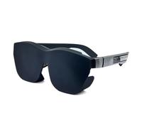 Protector de Pantalla Negro y Funda de Lentes de Silicona para Rayneo Air3/Air2/Air3s y Xreal One/One Pro/Air2 - Cubierta Protectora que Bloquea la Luz para Gafas AR - Resistente a Rayones/Golpes y Ul