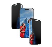 PanzerGlass ® 2-Way Privacy Screen Protector iPhone 17 | iPhone 16 Pro | Ultra-Wide Fit w. EasyAligner Protector de pantalla App