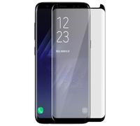 Protector de pantalla para Galaxy S8 Cristal templado Dureza Borde Negro