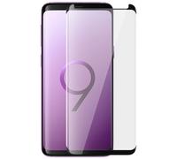 Protector de pantalla para Galaxy S9 Cristal templado Dureza Borde Negro