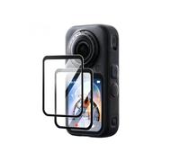 Protector de pantalla para Insta360 X6, película de vidrio templado, para accesorios de cámara Insta 360 X6, HD, cobertura completa, antiburbujas, resistente a los arañazos (paquete de 2)