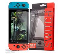 Protector de Pantalla para la Nintendo Switch - Protector de Pantalla de Prima de Cristal Templado de Orzly - Pack de DOS para la Pantalla de 6.2 pulgadas de la Nintendo Switch