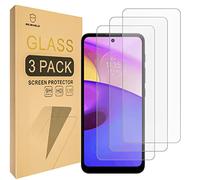 Protector de pantalla para Motorola E40 y Moto E40 [vidrio templado] [vidrio japonés con dureza 9H] con reemplazo de por vida