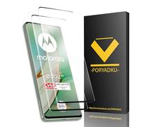 Protector de Pantalla para Motorola Edge 40 Neo/Edge 40, Película de Vidrio Templado 2 Piezas, 9H Dureza, Antihuellas, HD Clara, Sin Burbujas, Anti-Scratch